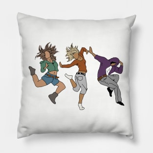 Cartoon Dancers Pillow