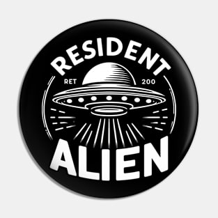 Resident Alien UFO Pin