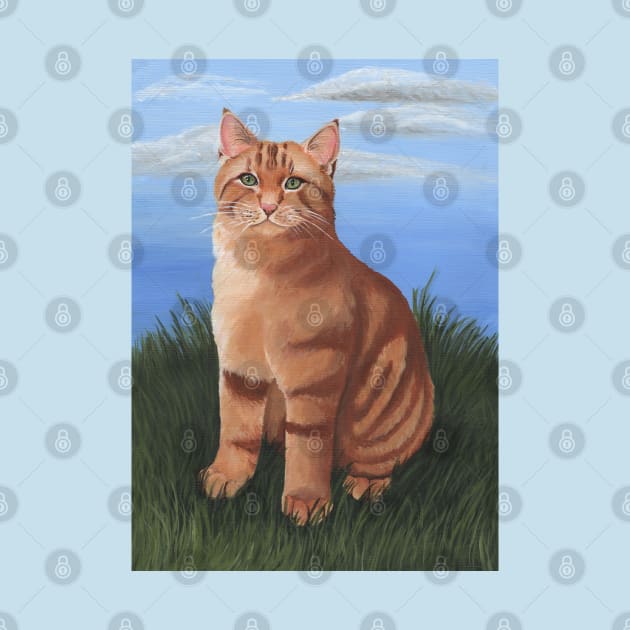 Ginger Tabby Cat by WolfySilver