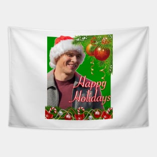 Evan "Buck" Buckley - Happy Holidays Tapestry