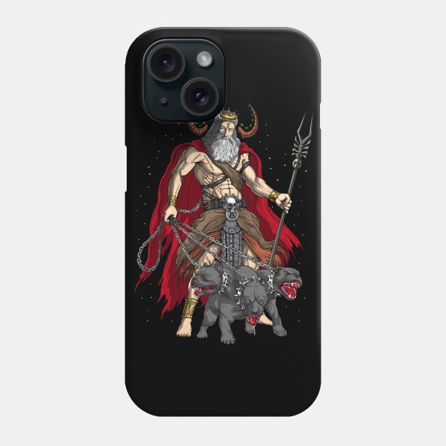 Greek God Hades Phone Case by underheaven