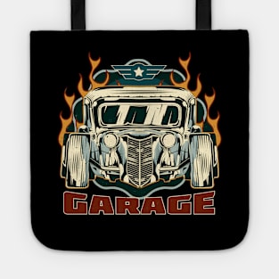 Classic car shirt vintage hot rod Tote