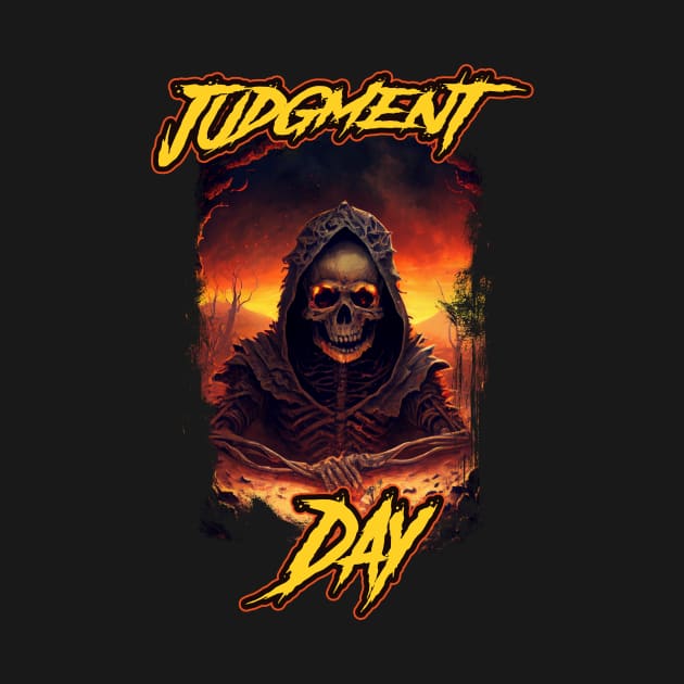 Judgment Day Apocalypse Apocalyptic Death Grim Reaper by Tip Top Tee's