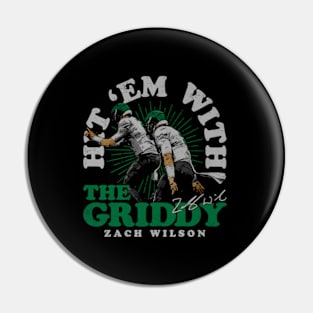 Zach Wilson New York J Griddy Celebration Pin