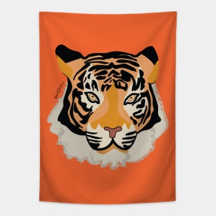 Tiger Orange Tapestry