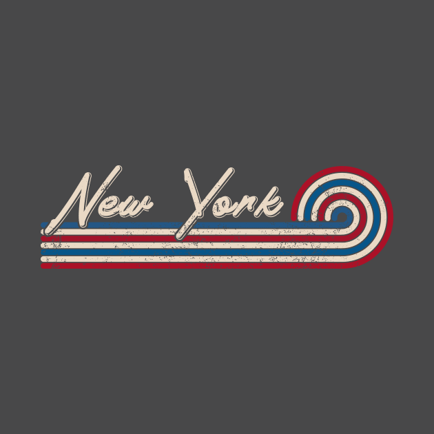 NY New York City Original & Classic New York  City NY Red White Blue by Nichole Joan Fransis Pringle