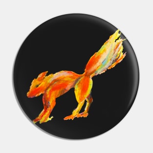 Fire Fox Pin