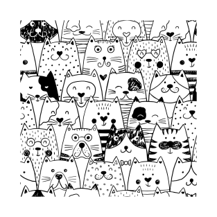 Doodle cats T-Shirt