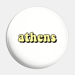 Athens Soft Yellow Pin