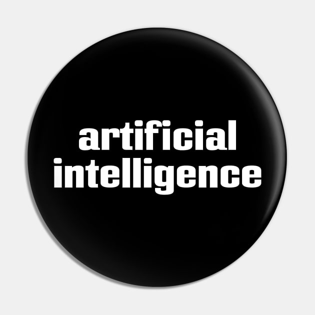 Artificial Intelligence Pin by ProjectX23Red