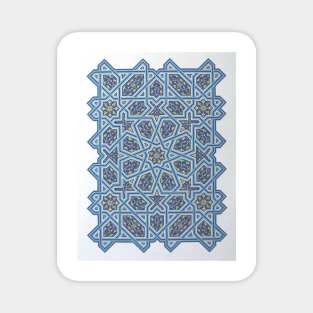 Persian Mosaic Geometry Magnet