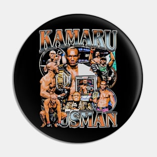 Kamaru Usman Vintage Bootleg Pin