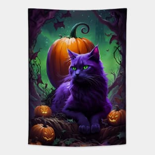 Halloween cat Tapestry