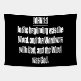 Bible Verse John 1:1 Tapestry