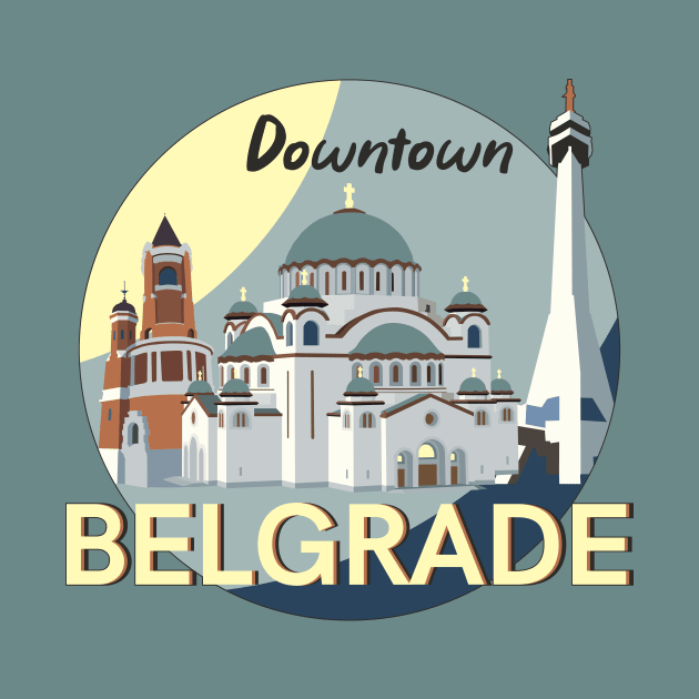 Belgrade Downtown by Darío Lafuente