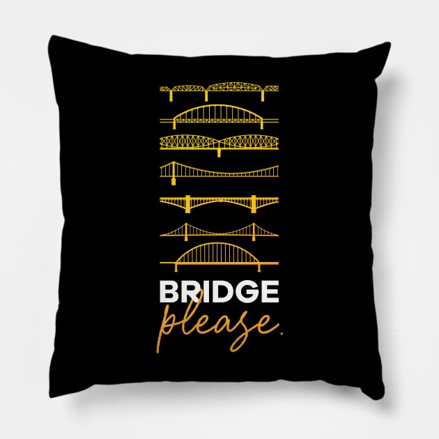 Bridge, Please Pillow by polliadesign