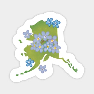 Alaska Forget-Me-Not Magnet