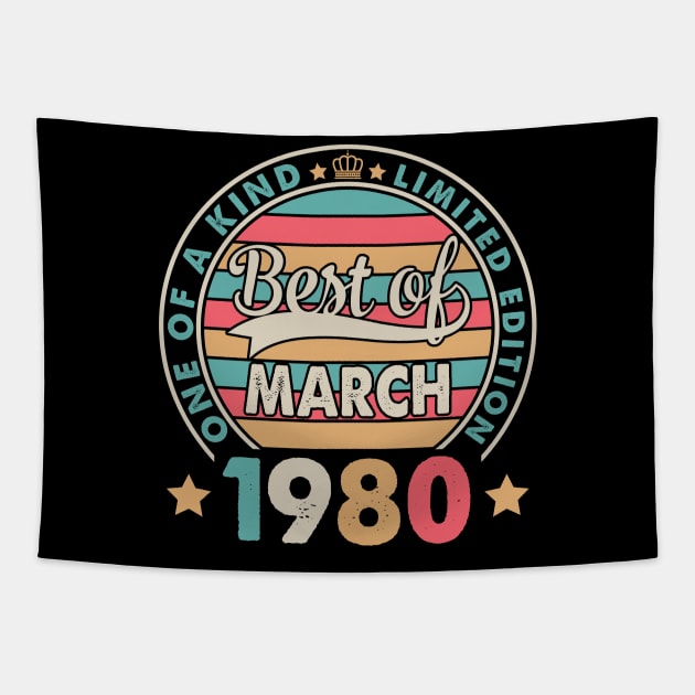 One Of A Kind Ltd Edition Best Of March 1980 Happy 42 Years Tapestry by hoaikiu