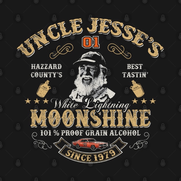 Moonshine Dukes of Hazzard Uncle Jesse by Alema Art