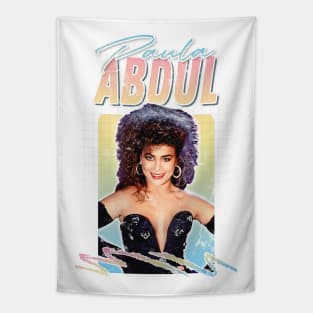 Paula Abdul / 80s Aesthetic Fan Art Design Tapestry