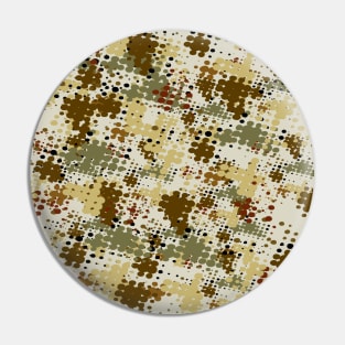 retro dot pattern camo pattern Pin