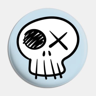 Funny Skull Pin