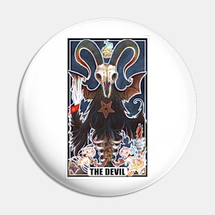 The Devil tarot card Pin