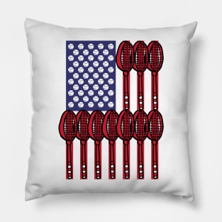 US Open tennis flag Pillow