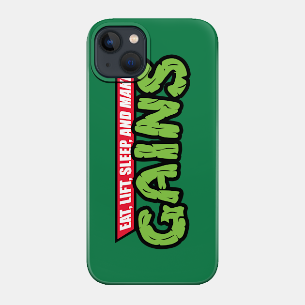 Ninja Gains! - Gym - Phone Case