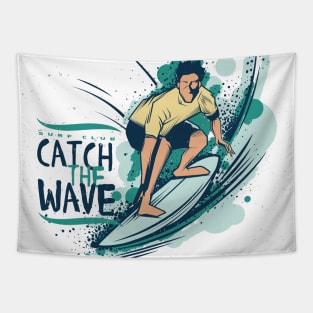 Catch the wave Tapestry