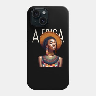 Afrocentric Woman Africa Phone Case