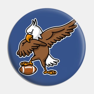 Dabbing dab American Eagle American football Pin