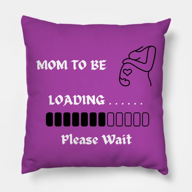 mom to be Pillow by Elgea Creations