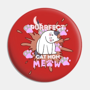 Cat mon With Mix Paint Pin