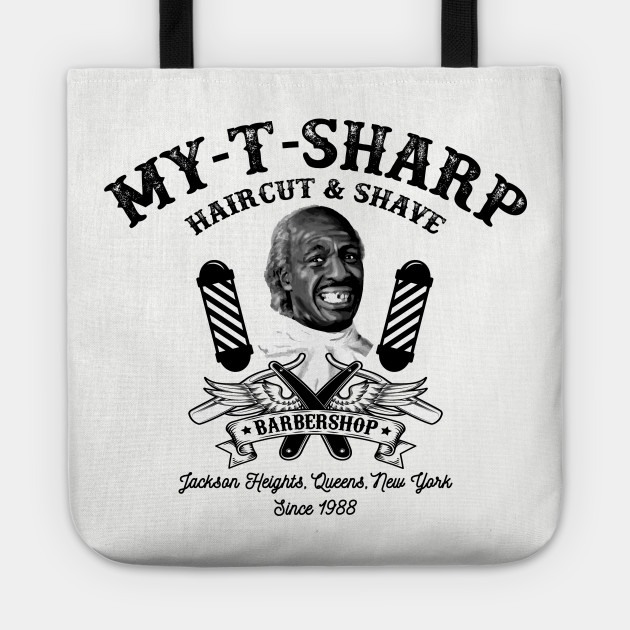 My T Sharp Barbershop Coming To America Movie Tragetasche Teepublic De And friday was the official national men's grooming day, which seems like a perfectly good reason to post about the book. teepublic