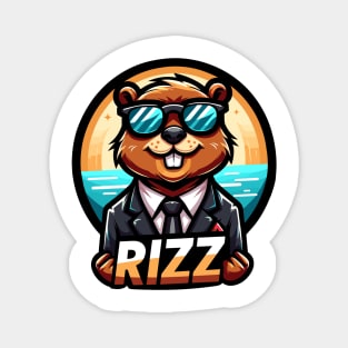 Rizz Bober | Polish Beaver | Bóbr | Slav | Slavic | Funny gamer meme | Meme from Poland | Streaming | Rizzard Rizz god Rizzler W Riz Magnet