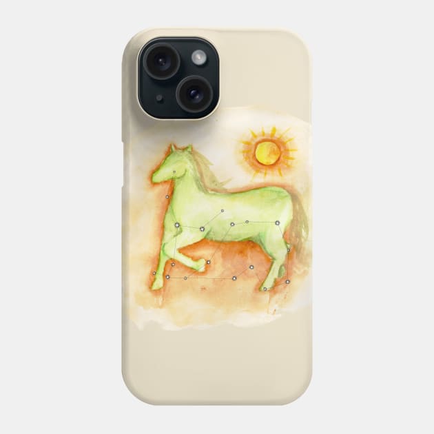 Aquarius Baltic Zodiac - The Stallion Phone Case by Dbaudrillier