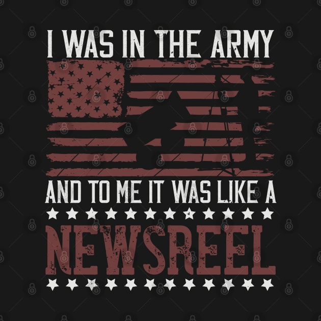 I was in the army, and to me it was like a newsreel by khalmer