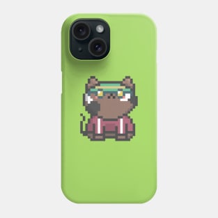 Pixel Quiet Brown Calico Cat 74 Phone Case