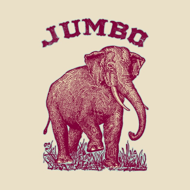 Jumbo the Elephant Vintage Image by MatchbookGraphics