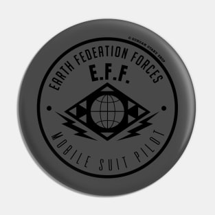 Earth Federation Ace Badge V1 Pin