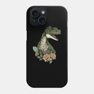 Dinosaur T rex in Summer Time Phone Case