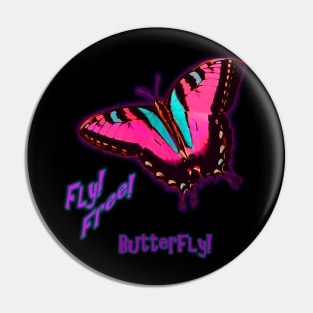 Fly Free Butterfly! Pin