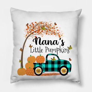 Nana's Little Pumpkins Shirt, Grandma Little Pumpkins Gifts for Mom Mother Pillow