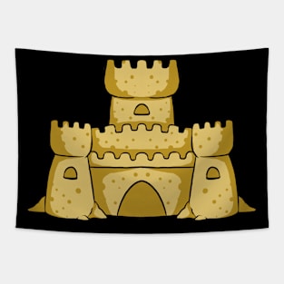 Sandcastle Beach Summer Tapestry