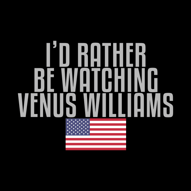 I'd rather be watching Venus Williams by mapreduce