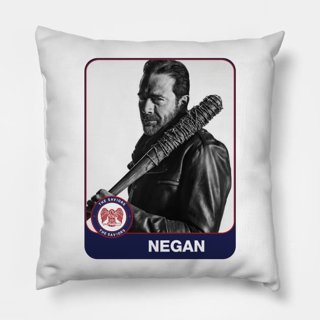 Negan (The Saviors - Washington Nationals) Pillow by cpt_2013