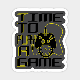 gamer time to play a game | gaming collection Magnet