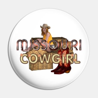 Missouri Cowgirl Pin