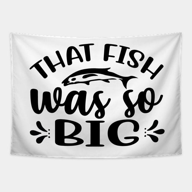 Wishing I Was Fishing - Less Talk More Fishing - Gift For Fishing Lovers, Fisherman - Black And White Simple Font Tapestry by Famgift